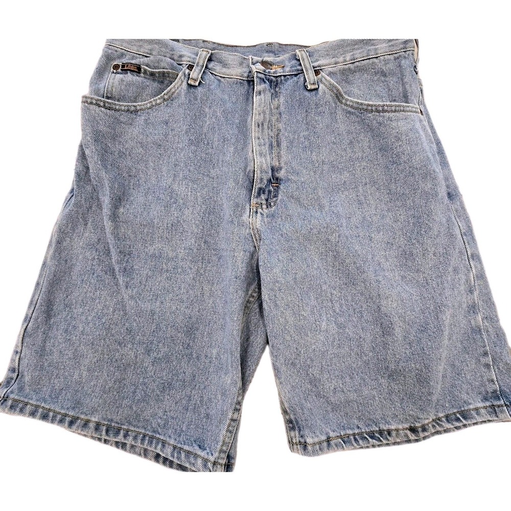 TITLE:‎ Lee Denim Shorts Mens 34 VTG Y2K Blue Light Wash Regular Fit Jean Jorts